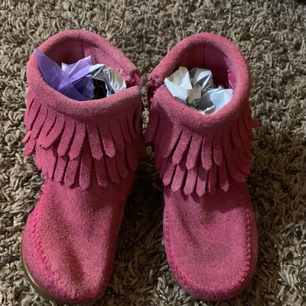 Minnetonka boots.